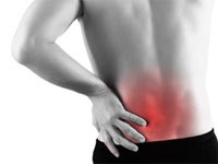 back pain on the left